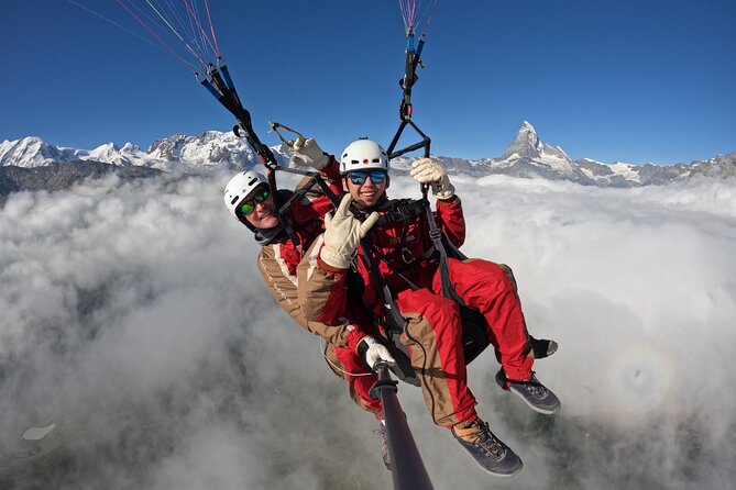20 to 25 Minute Tandem Paragliding in Zermatt and Matterhorn View - Takeoff: a few quick steps, then open air