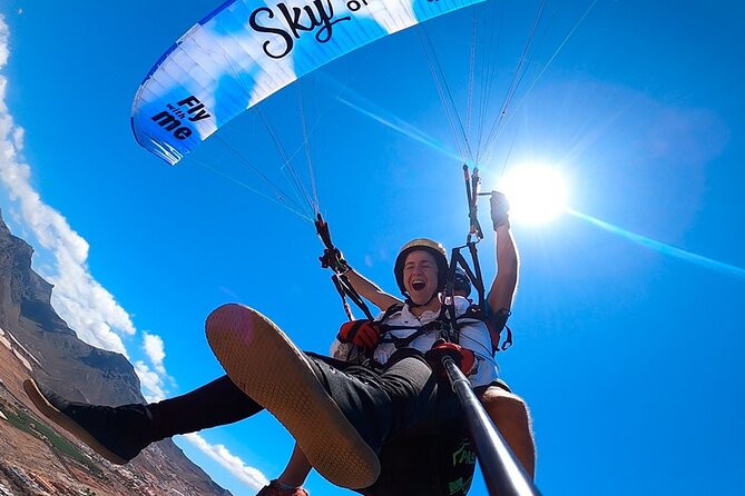 Acrobatic Paragliding Flight with Spanish Champion in Tenerife - From Adeje to the launch site