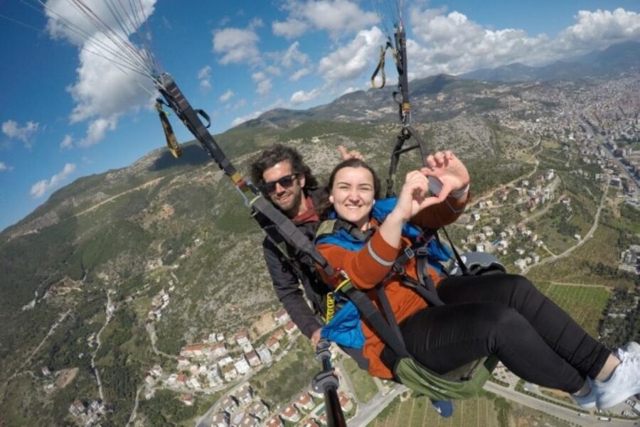 Alanya Paragliding Adventure Sail the Skies - Taking off above Alanya