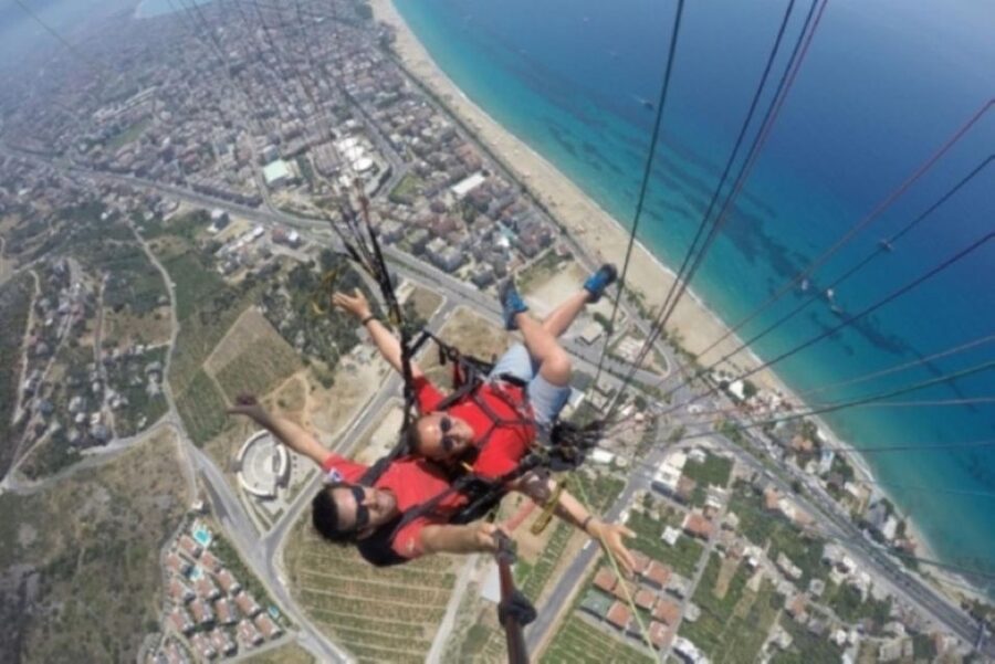 Alanya Paragliding Adventure Sail the Skies - The glide toward Cleopatra Beach