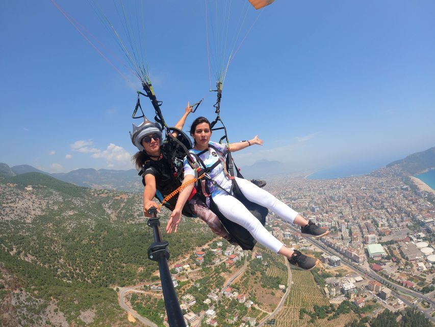 Alanya: Tandem Paragliding Over a Castle and the Sea - From Alanya hotel pickup to the launch point