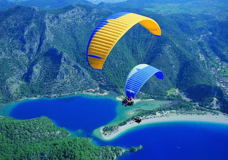 Alanya: Tandem Paragliding SkyDiving With Pick-up & Drop-off - The View of Cleopatra Beach and Alanya Castle