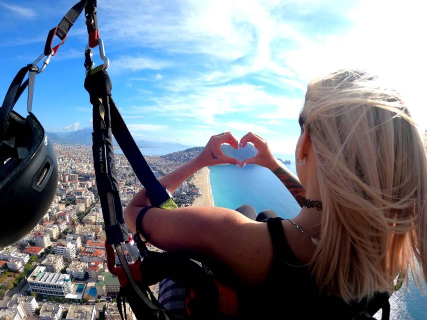 Alanya: Tandem Paragliding with Hotel Pickup - The flight itself, from nerves to Cleopatra Beach