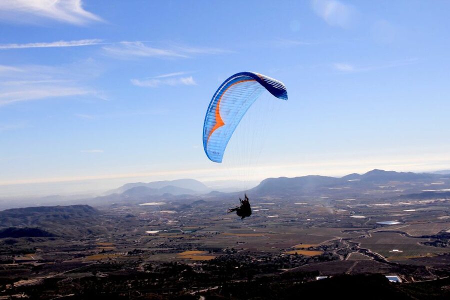 Alicante and Santa Pola: Tandem Paragliding Flight - Taking Off Near Agost