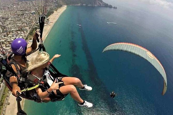 Antalya Paragliding Experience By Local Expert Pilots - Takeoff above Cleopatra Coast
