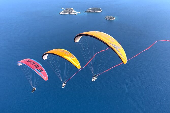Antalya Tahtalı Summit Tandem Paragliding with Cable Car Transfer - The view from Tahtalı to Tekirova