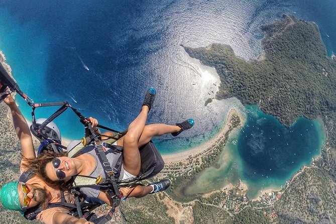 Atmos Paragliding-Oludeniz, Fethiye, Turkey - Riding about 20 minutes up Babadağ