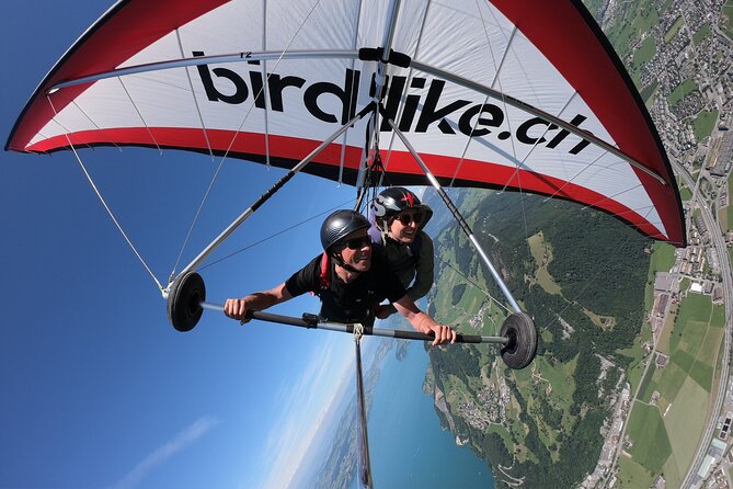 Birdlike Hang Gliding Lucerne - The first seconds above Lake Lucerne
