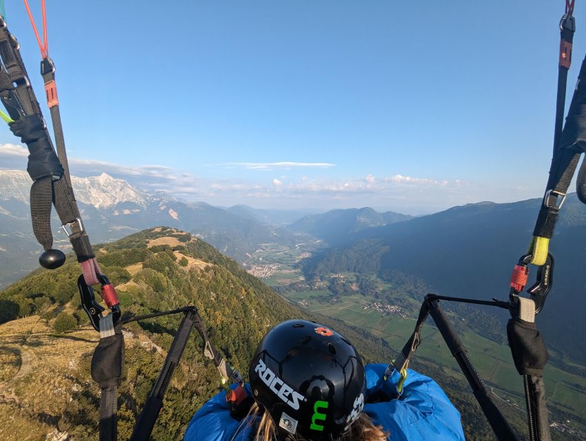 Bovec: Tandem paragliding in Julian Alps - Taking off above the Soča Valley
