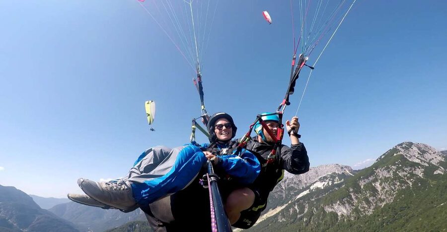 Bovec: Tandem paragliding in Julian Alps - Stol, Kuk, and the broadest regional views