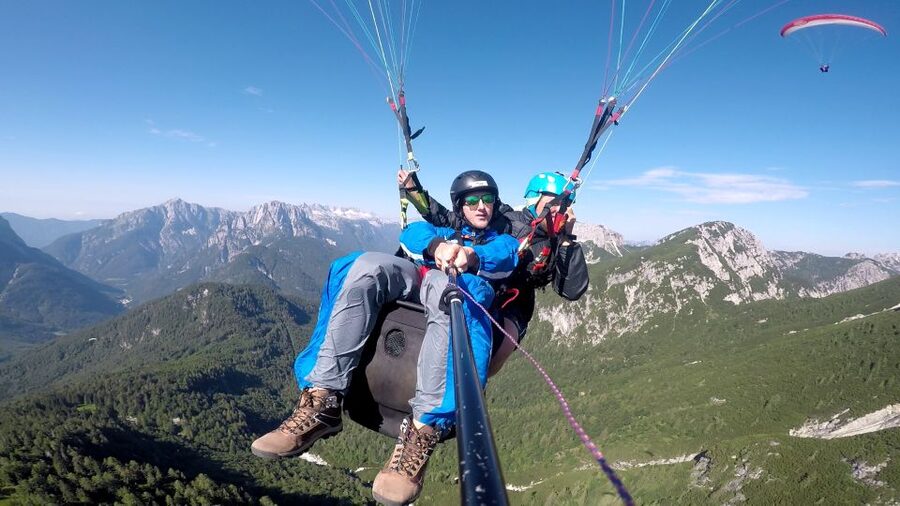 Bovec: Tandem paragliding in Julian Alps - Kanin, the most convenient Bovec launch