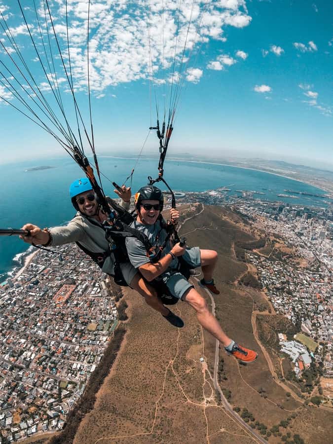 Cape Town: Tandem Paragliding Flight with the Experts - What you see above Cape Town
