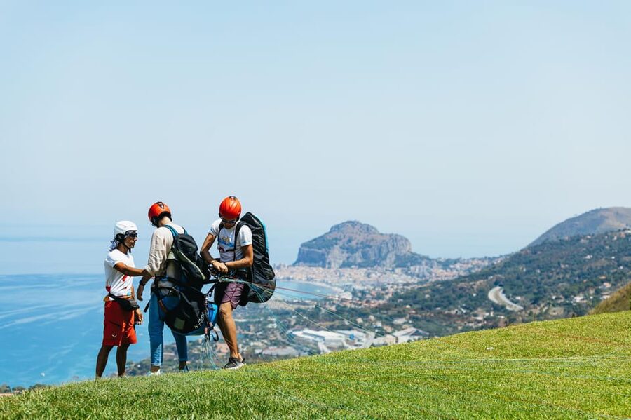 Cefalù: Tandem Paragliding Flight and GoPro13 Video - GoPro13 photos and video during the flight