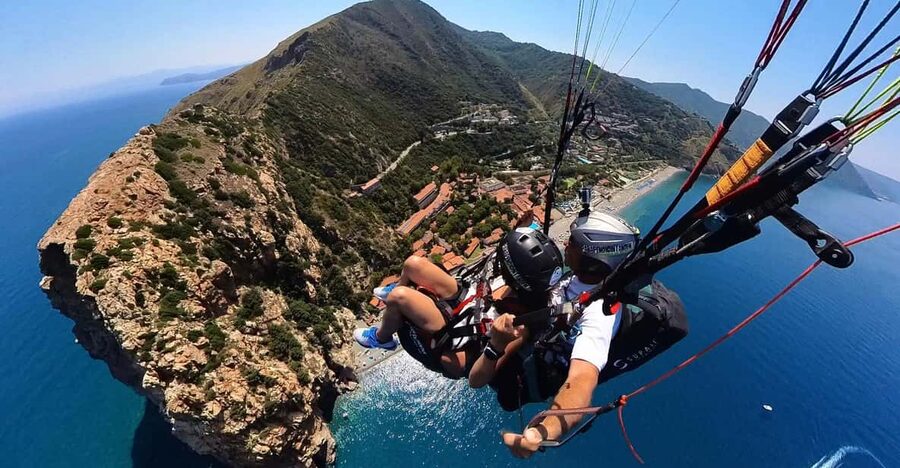 Cefalù: tandem paragliding flight and insta360 video - The practical value of the $162 price