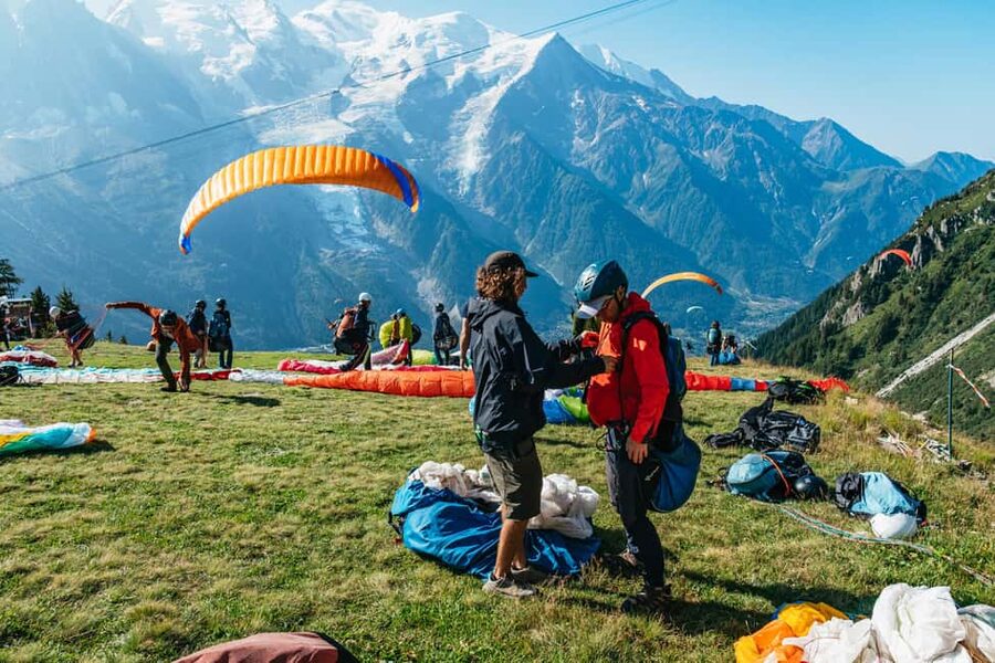 Chamonix: Tandem Paragliding Flight - Your First Look at the Mont Blanc Range