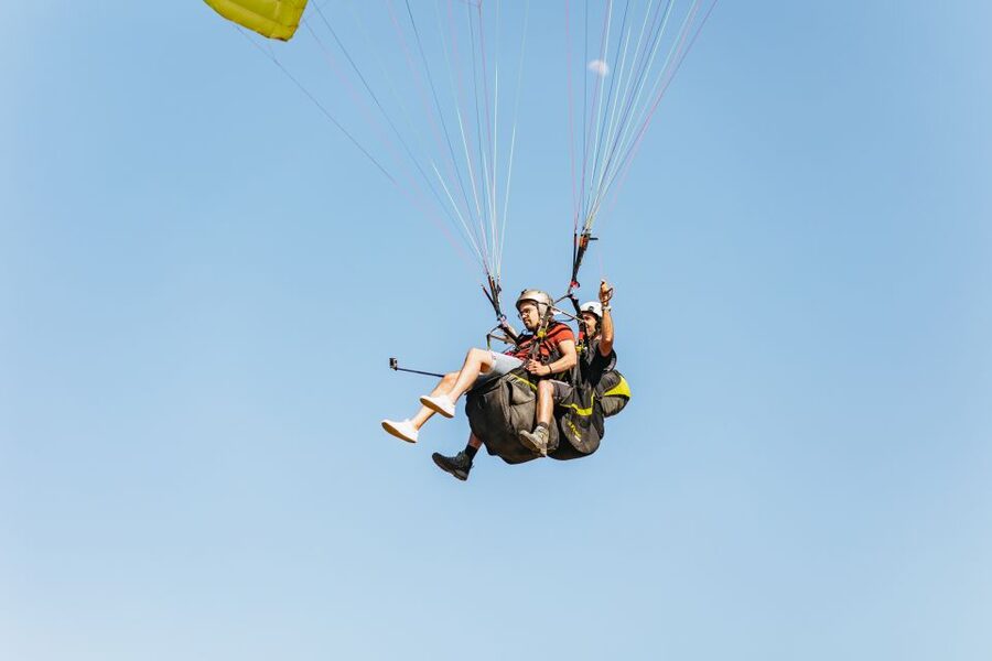 Chania: Tandem Paragliding Flight in Crete - Twenty minutes above Chania and the coast