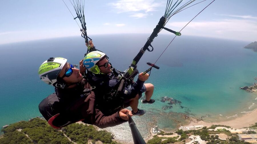 Corfu: Paragliding Tandem Flight Above Pelekas Town - Key points before you book