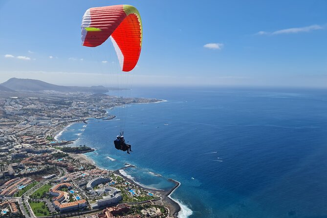 Costa Adeje paragliding, the best tandem flight in Tenerife - Safety, equipment, and comfort