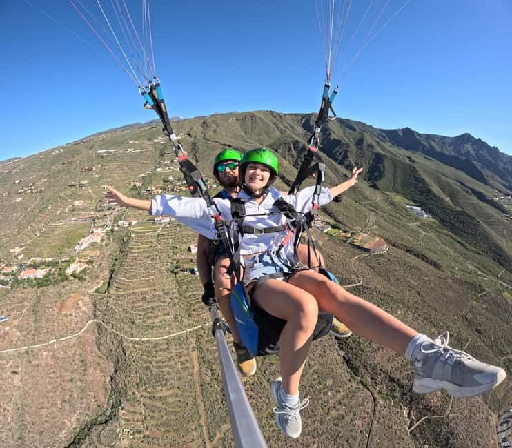 Costa Adeje, Paragliding with pick up service and 5 free photos! - The views over Costa Adeje