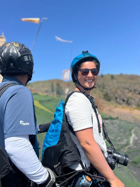 Costa Adeje: Tandem Paragliding Flight with Free Pickup - Photos, GoPro video, and the phone rule