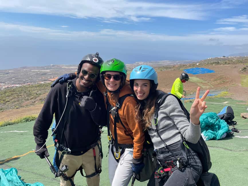 Costa Adeje: Tandem Paragliding Flight with Free Pickup - A short briefing and an easy takeoff