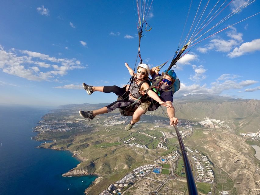 Costa Adeje: Tandem Paragliding Flight with Pickup - The takeoff: a short moment that requires attention