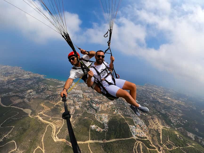CYPRUS: Tandem Paragliding Experience - Taking off above Kyrenia