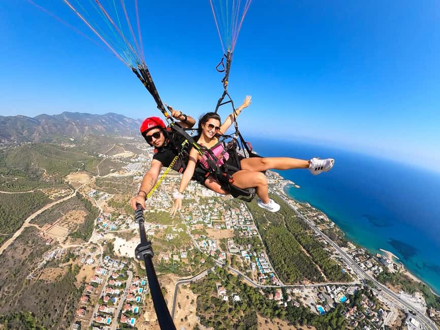CYPRUS: Tandem Paragliding Experience - Safety equipment and the human side