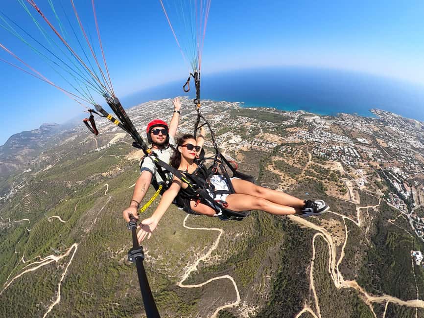 CYPRUS: Tandem Paragliding Experience - The timing, transport, and extra cost