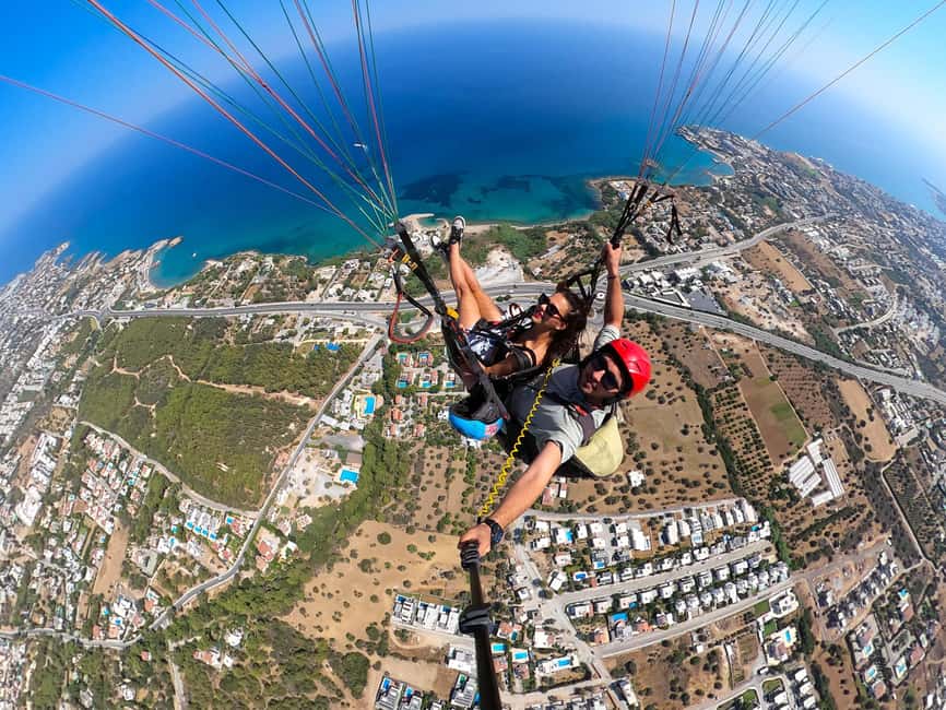 CYPRUS: Tandem Paragliding Experience - What you see from 750 to 800 meters
