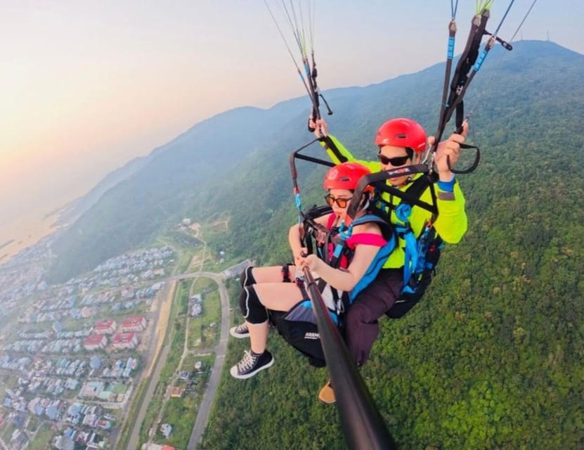 Da Nang: Monkey Mountain Paragliding Experience - Meeting at Buu Dai Son Pagoda