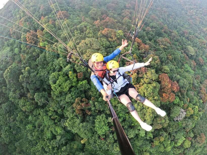 Da Nang Private paragliding experience on Monkey Mountain - Getting ready with a certified tandem pilot