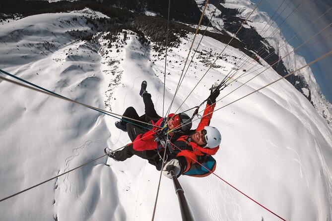 DAVOS: Paragliding Tandem Flight In Swiss Alps (Video & Photos Included) - Taking off above Davos at Jakobshorn