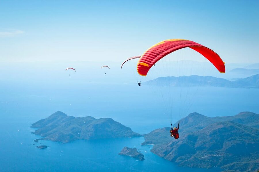 Exciting Paragliding In Fethiye Babadağ - Reaching the Babadağ launch area