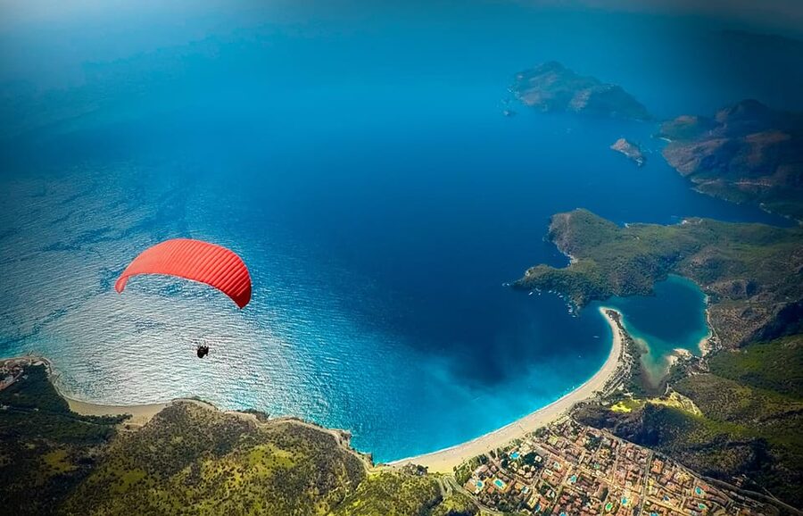 Exciting Paragliding In Fethiye Babadağ - The flight over Ölüdeniz