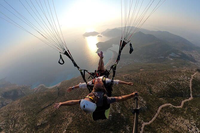 Fethiye Ölüdeniz Tandem Paragliding (Babadag Mountain) - A Sandy Beach Landing at Ölüdeniz