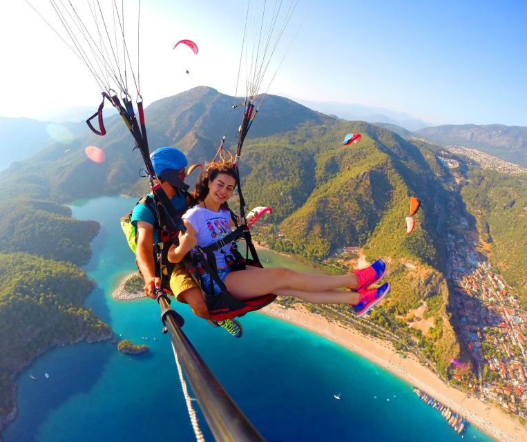 Fethiye: Tandem Paragliding Experience w/Hotel Pickup - Preparing for takeoff at 2,000 meters