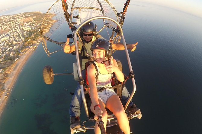 Flight experience over the beach in paragliding/paratrike in the Algarve with video. - How smooth is the flight?