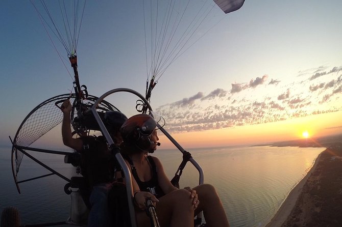 Flight experience over the beach in paragliding/paratrike in the Algarve with video. - What the 20-minute route can show you