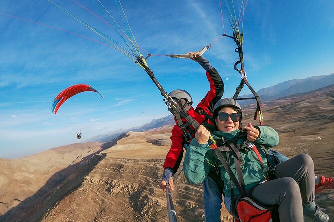 Fly Over Agafay Desert Paragliding with Atlas Mountain Views - The view from above Agafay