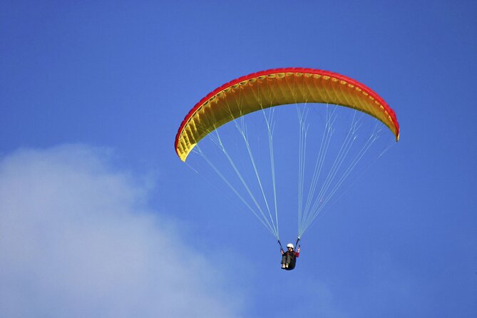 Fly Over Agafay Desert Paragliding with Atlas Mountain Views - Preparing for the sunset flight
