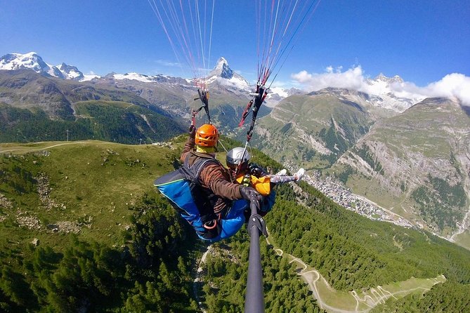 FLYMATTERHORN VIP Paragliding from Zermatt, With Matterhorn View - Photos and video cost extra