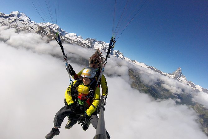 FLYMATTERHORN VIP Paragliding from Zermatt, With Matterhorn View - Meeting at Bahnhofplatz 7 in central Zermatt