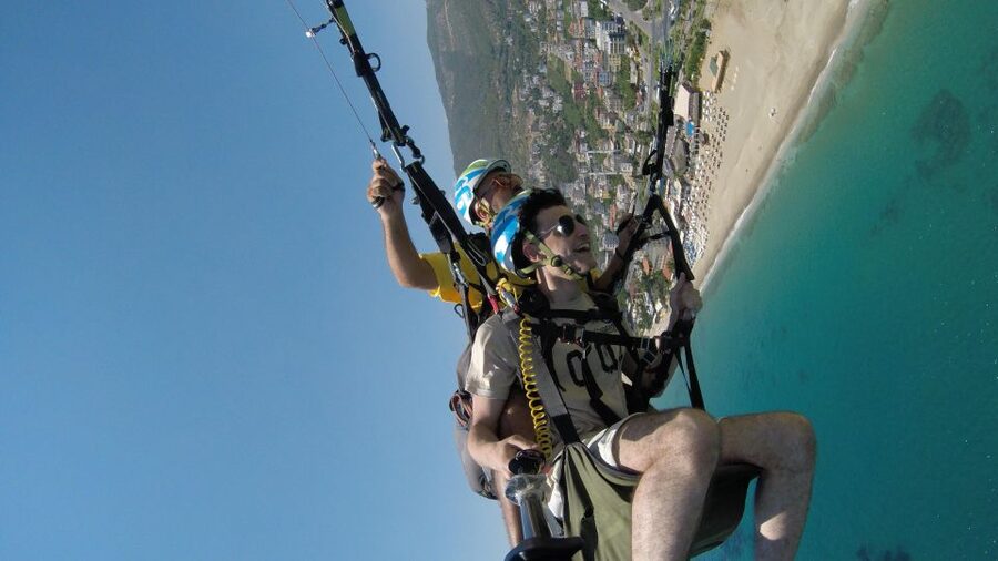 From Alanya: Tandem Paragliding With Transfer and Insurance - The van ride and mountain viewpoint