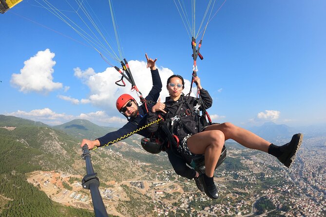 From Antalya Alanya Tandem Paragliding With Beach Visit - What happens before takeoff