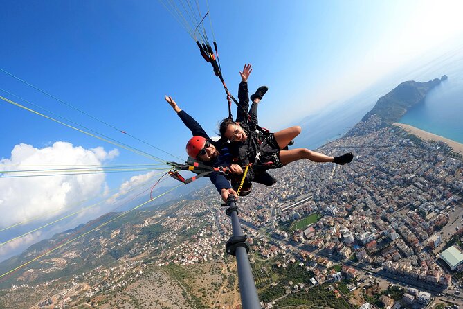 From Antalya Alanya Tandem Paragliding With Beach Visit - Landing on Cleopatra Beach