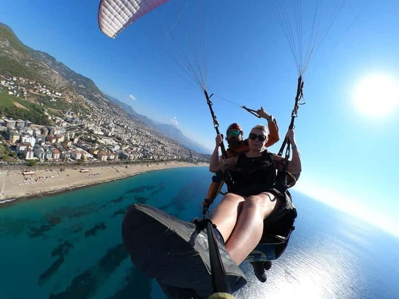 From Antalya Side Paragliding to Alanya with Cable Car Ride - Safety briefing and the takeoff point