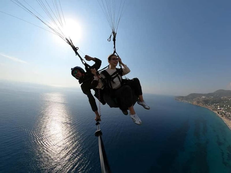 From Antalya Side Paragliding to Alanya with Cable Car Ride - Landing on Cleopatra Beach