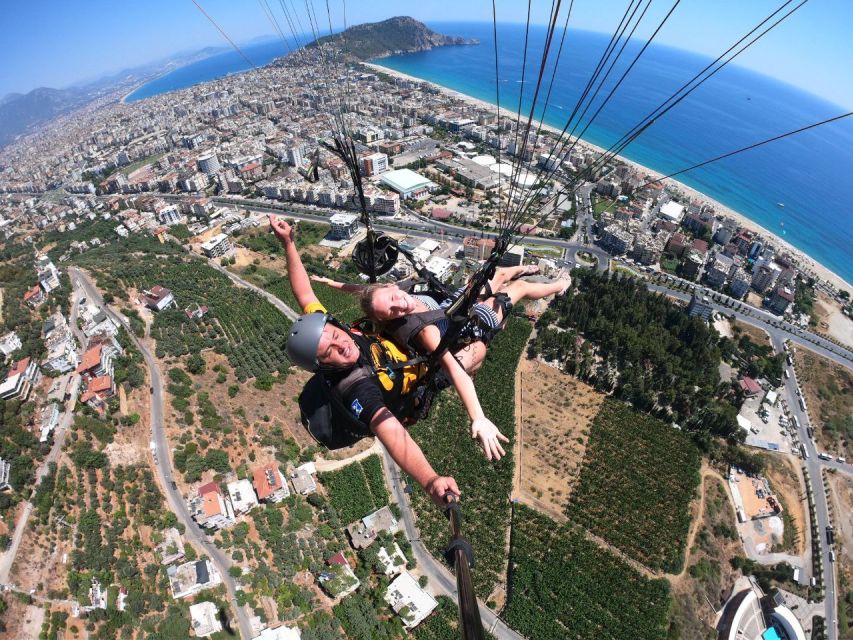 From Antalya/Side: Tandem Paragliding in Alanya - Photos and video cost extra