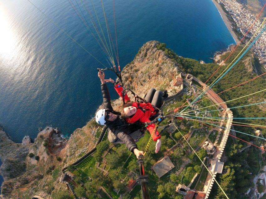 From city of Side Alanya Paragliding - What happens before you leave the ground